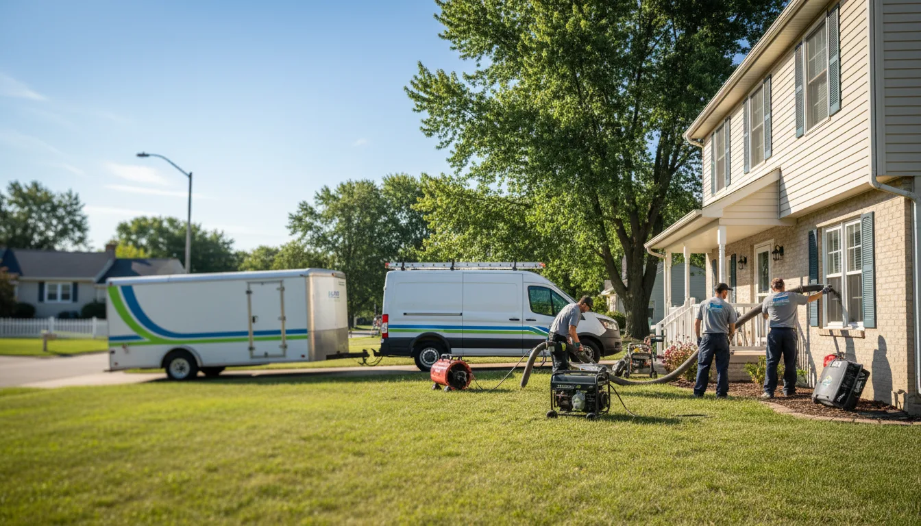 Flooded Basement Restoration And Cleanup With Repair in Fort Loramie, OH near me